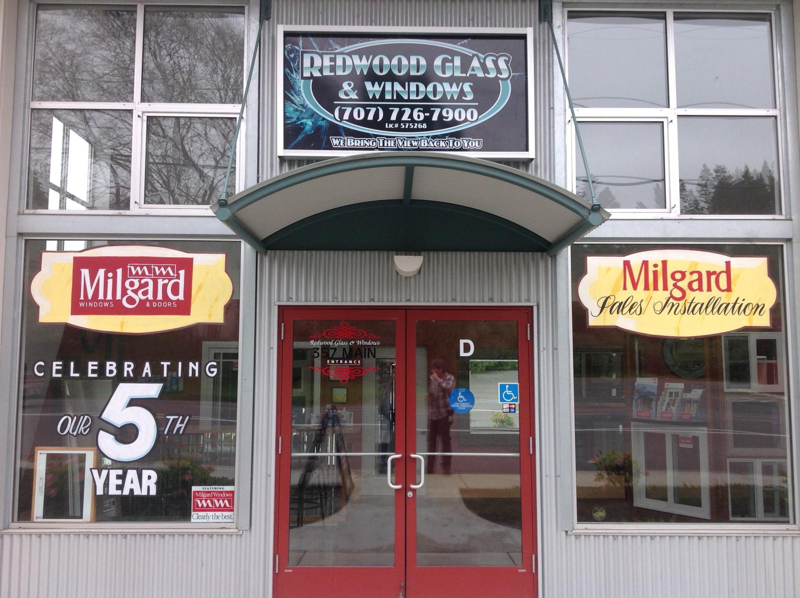 Celebrating 10 Years In Business Redwood Glass