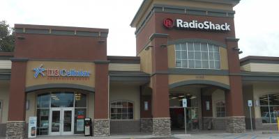 Storefront installation at Strongs Creek Plaza in Fortuna, CA.